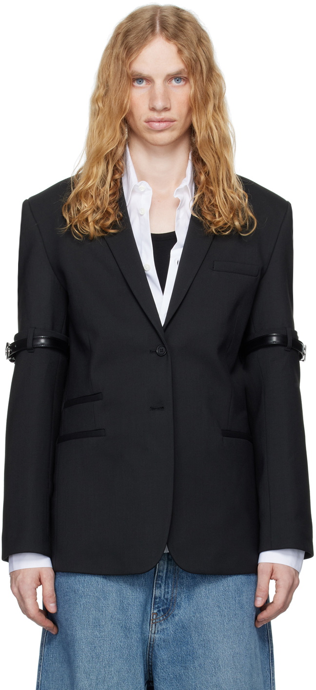 Coperni Black Hybrid Oversized Blazer Coperni