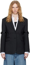 Coperni Black Hybrid Oversized Blazer