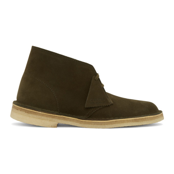 Photo: Clarks Originals Khaki Suede Desert Boots