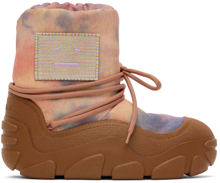 Acne Studios Orange Cloud Snow Ankle Boots Acne Studios