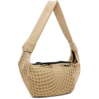 LEMAIRE Beige Croissant Filt Bag