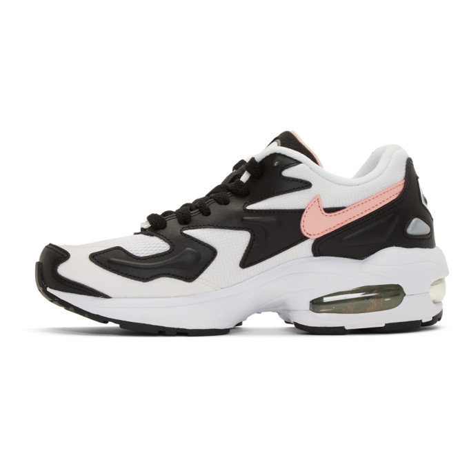 Nike Black and White Air Max 2 Light Sneakers Nike