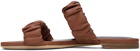 Staud Brown Maya Sandals