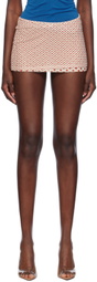 Miaou White Elektra Mini Skirt