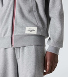 Moncler Cotton-blend zip-up sweater