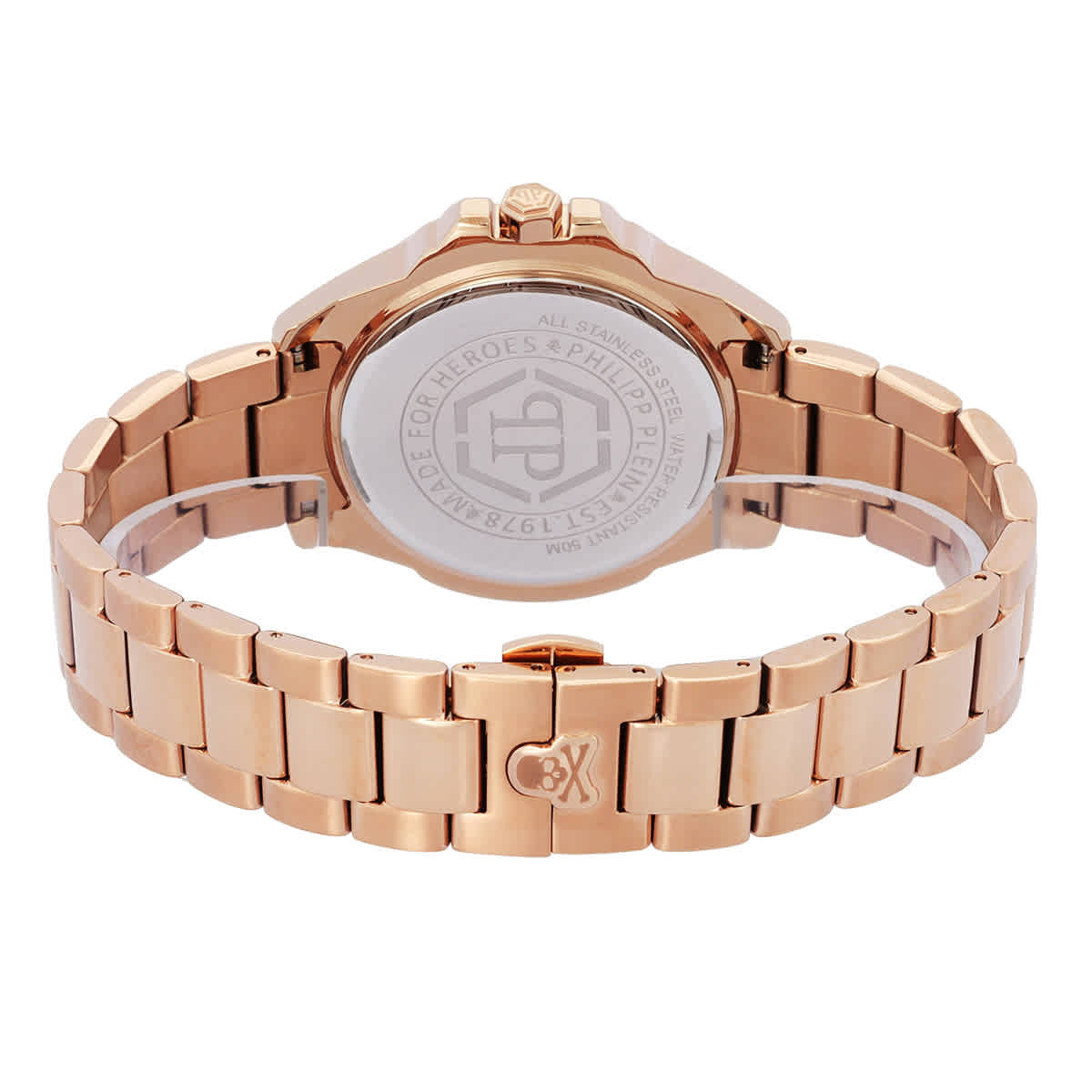 Philipp Plein The Skull Quartz Crystal Lilac Dial Unisex Watch PWNAA0822