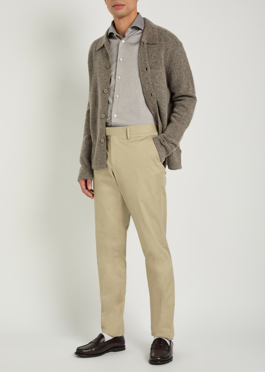 Eton Cotton Shirt Brown