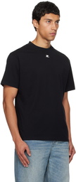 Courrèges Black Oversized T-shirt