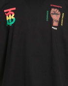 Burberry Mens T-shirt in Black