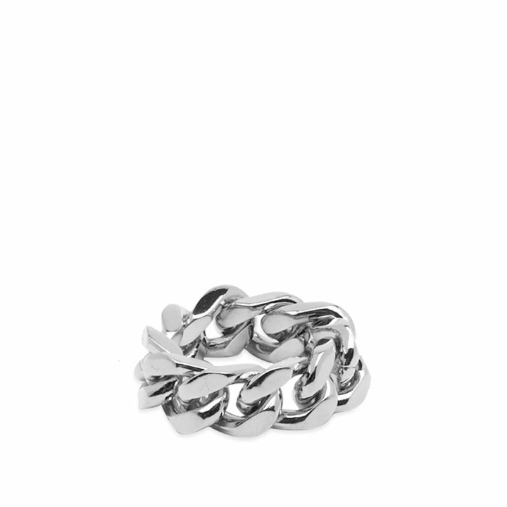 Photo: VTMNTS Men's Barcode Ring in Silver