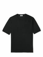 John Smedley - Kempton Slim-Fit Sea Island Cotton T-Shirt - Black