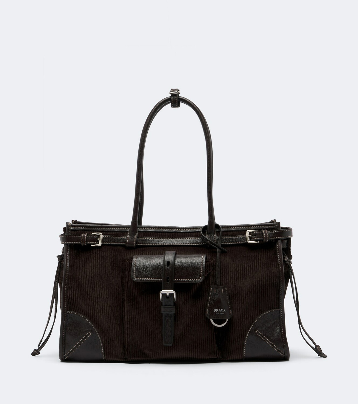 Prada Prada Bonnie Large corduroy shoulder bag