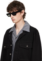 Jil Sander Black Oliver Peoples Cat Eye 'Edition 3' Sunglasses