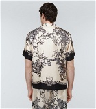 Gucci - Printed silk twill bowling shirt