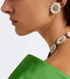 Carolina Herrera Floral embellished earrings