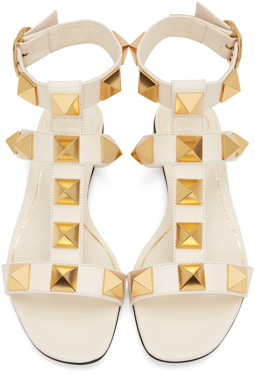 VALENTINO GARAVANI Rockstud rubber sandals | NET-A-PORTER