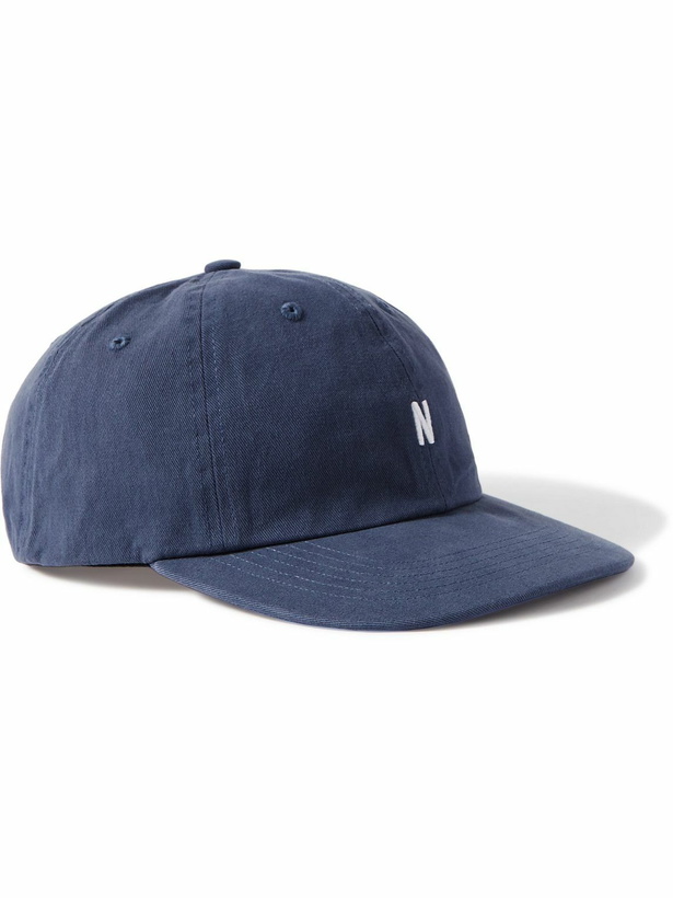 Photo: Norse Projects - Logo-Embroidered Cotton-Twill Baseball Cap