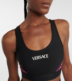 Versace - Greca Signature racerback sports bra