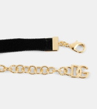 Dolce&Gabbana DG velvet bracelet