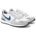 Nike - Air Vortex Leather-Trimmed Suede, Nylon And Mesh Sneakers - Men - Gray