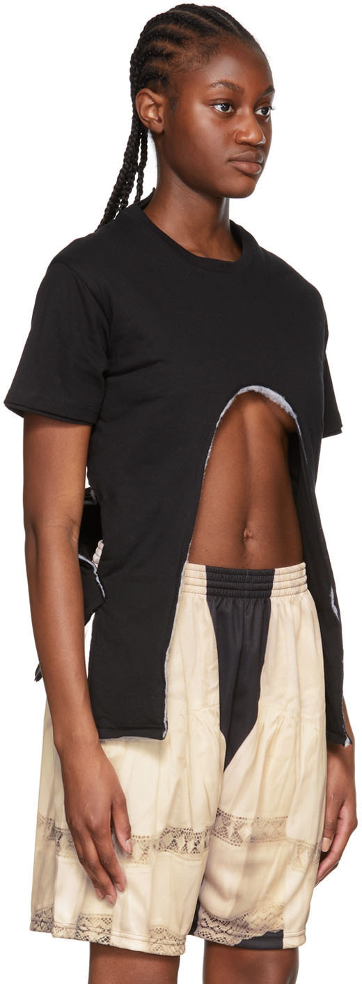 Sia Arnika Black Organic Cotton T-Shirt