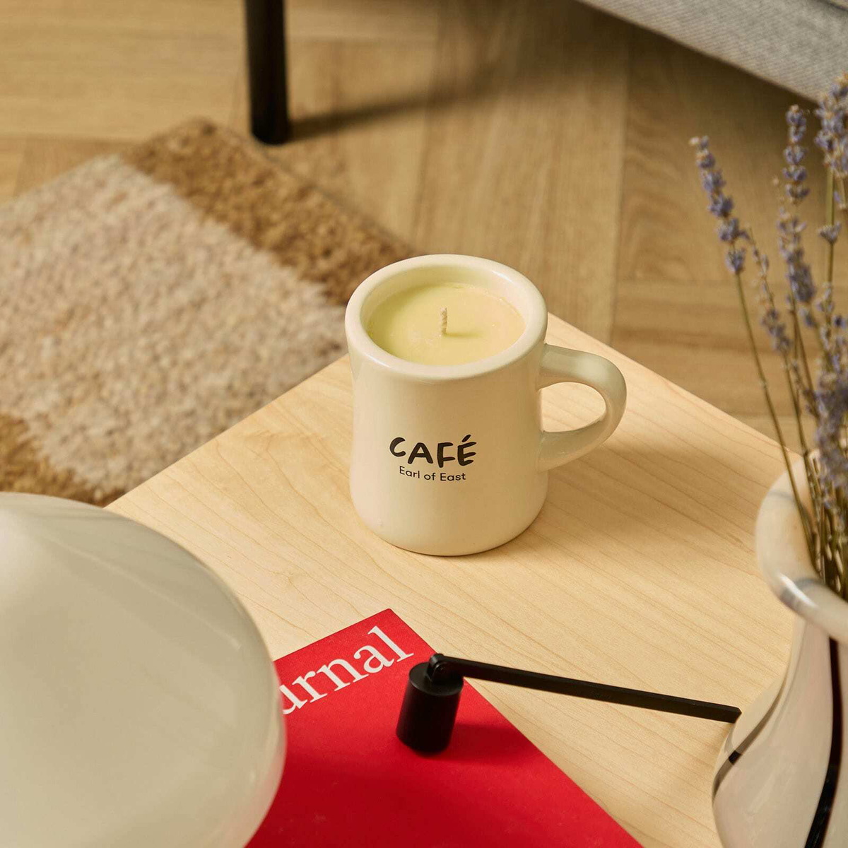 Earl of East Café Candle - Pistachio - Presented by END. 