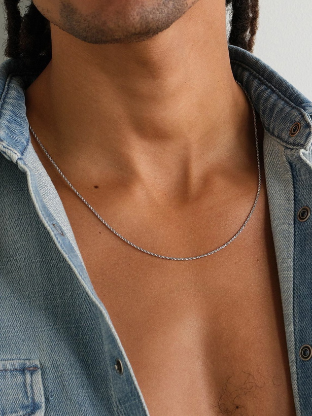 Photo: Alex Moss New York - 22-Inch 14-Karat White Gold Rope Chain Necklace