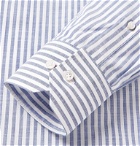 Peter Millar - Striped Cotton-Chambray Shirt - Blue