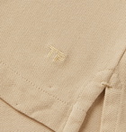 TOM FORD - Slim-Fit Cotton-Piqué Polo Shirt - Neutrals