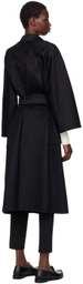 Max Mara Black Ludmilla Icon Coat