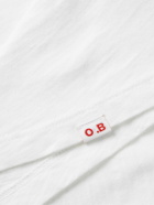 Orlebar Brown - OB Classic Slim-Fit Garment-Dyed Slub Cotton-Jersey T-Shirt - White