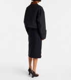 Plan C Cropped twill jacket