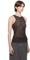 Gabriela Coll Garments Gray No.73 Tank Top
