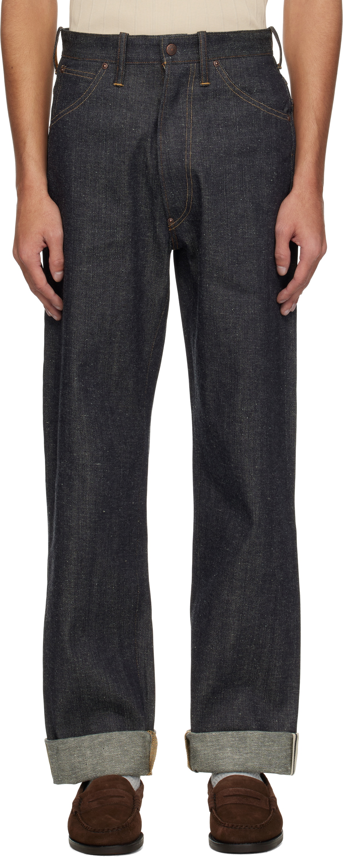 Taiga Takahashi Black Lot.209 Buckle-Backed Trousers Taiga Taiga Takahashi Black Lot.209 Buckle-Backed Trousers Taiga