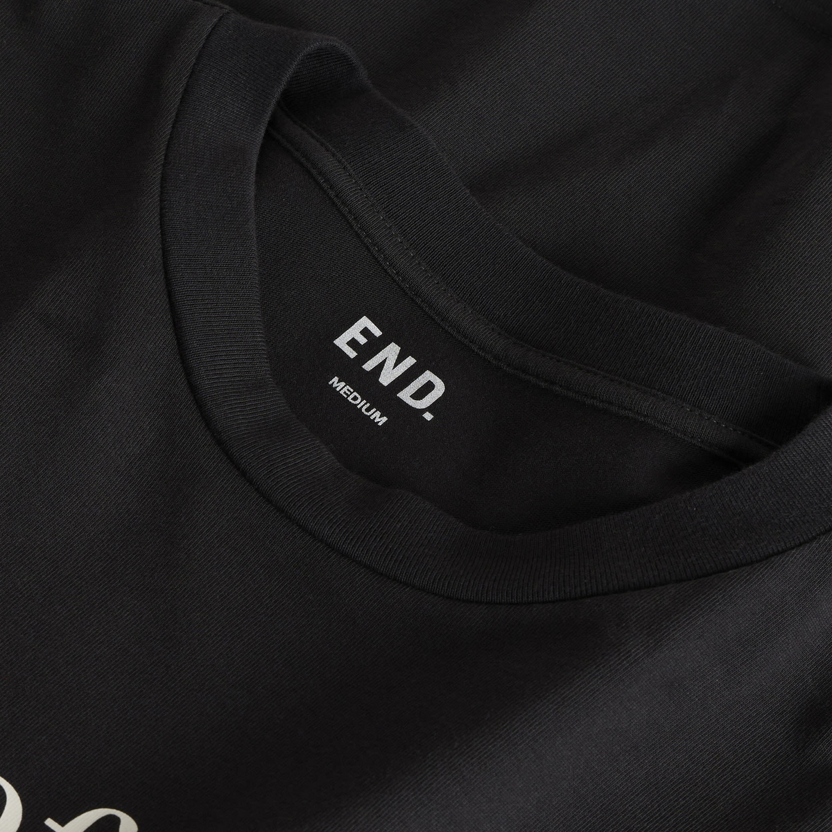 END. Underline T-shirt in Cinder Black