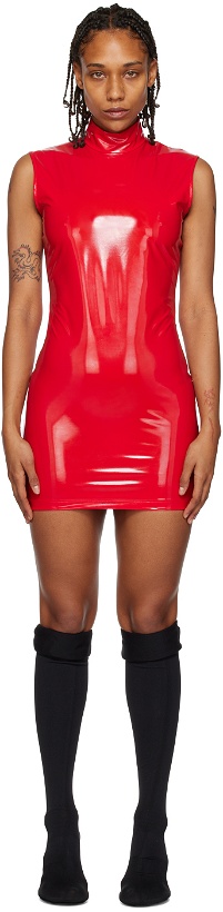 Photo: Mowalola Red Cutout Minidress