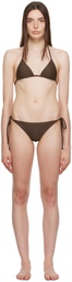 Saturdays NYC Brown Natalia Bikini