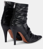 Alexander McQueen Ruched ankle boots