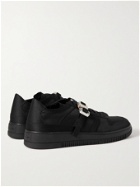 1017 ALYX 9SM - Buckle-Embellished Satin Sneakers - Black