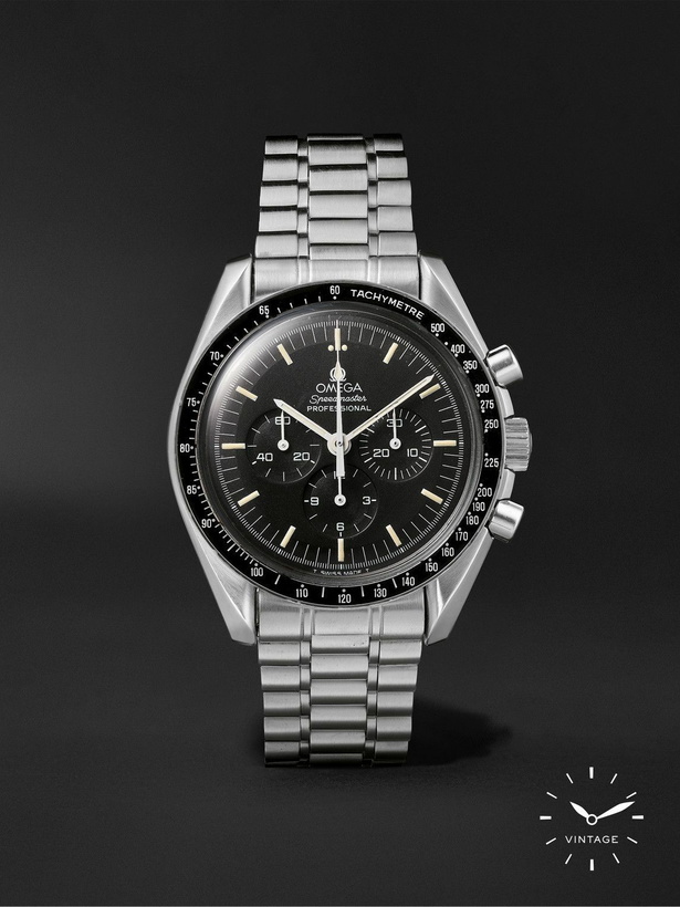 Photo: Wind Vintage - Vintage 1992 Omega Speedmaster Professional Hand-Wound Chronograph Stainless Steel Watch, Ref. No. 145.022