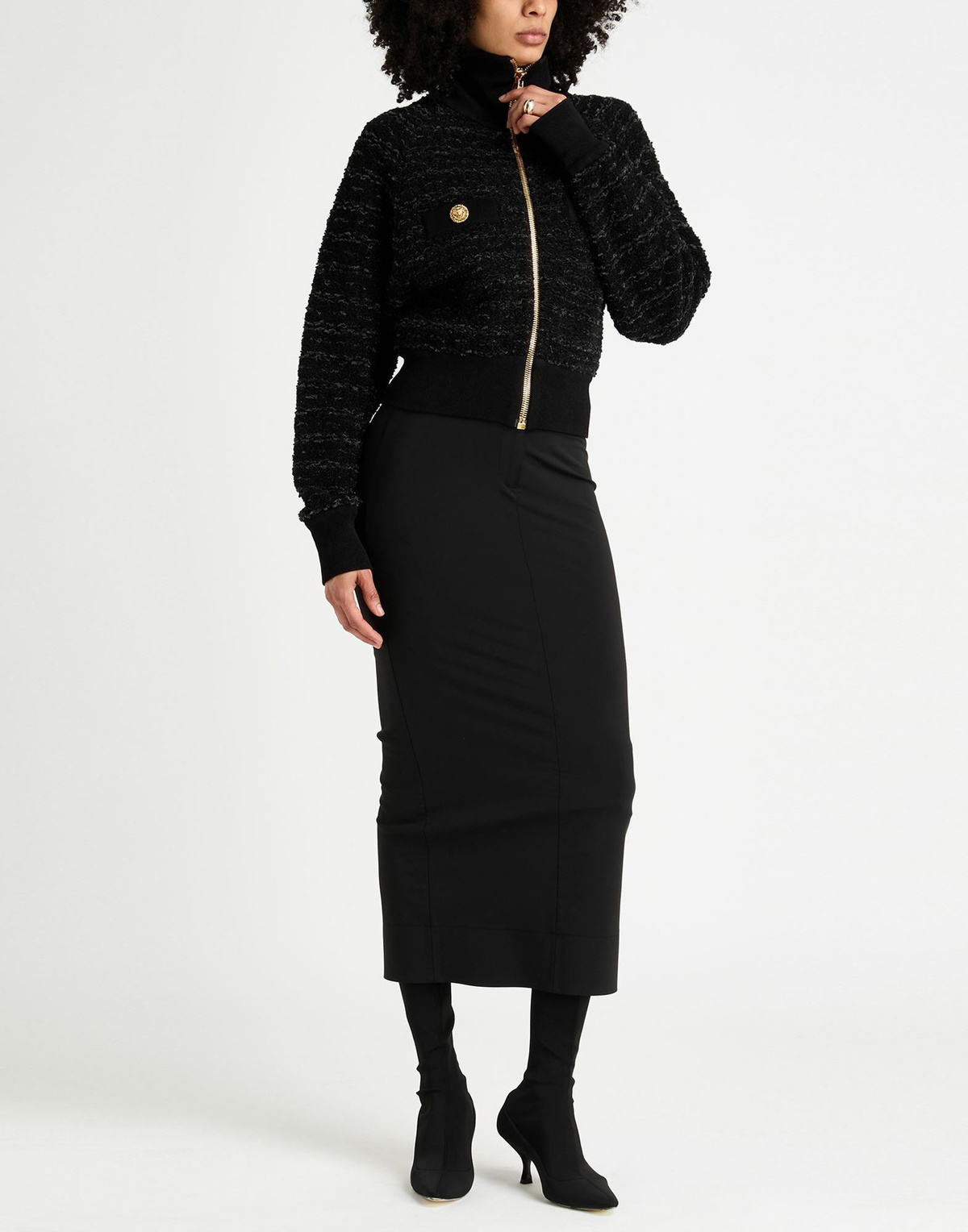 Balmain Womens Jacket in Black