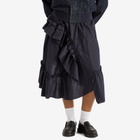 YMC Women's Draped Skirt in Navy