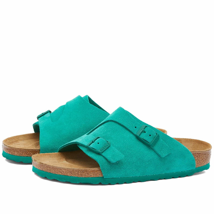 Photo: Birkenstock Zürich - END. UK Exclusive in Digital Green Suede