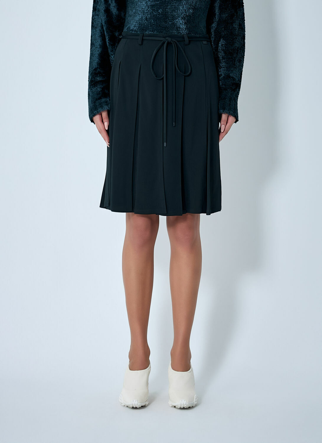 Lacoste Pleated Midi Skirt