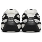 Balenciaga White & Black Soleless Sneakers