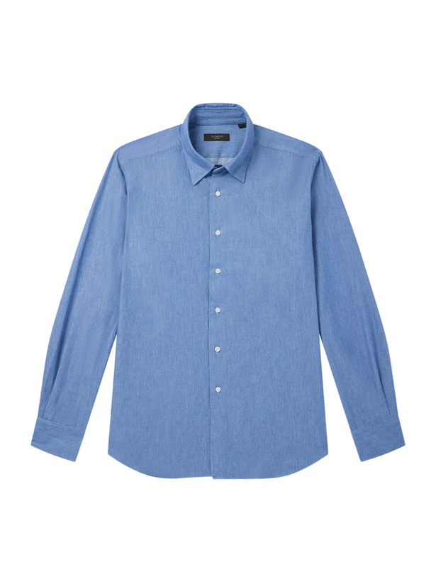 Photo: Slowear - Cotton-Twill Shirt - Blue