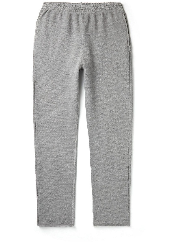 Photo: John Elliott - Straight-Leg Cotton-Blend Jacquard Sweatpants - Gray