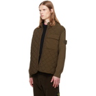 Stone Island Khaki 4100016 Nylon Smerigliato Jacket