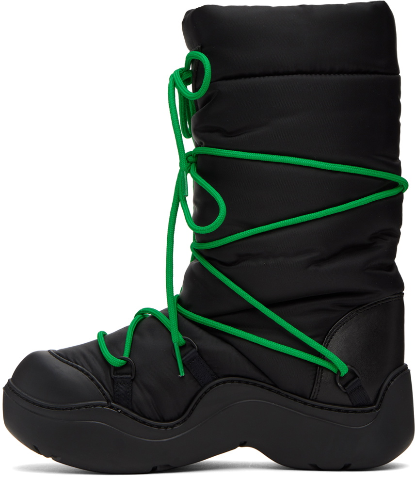 Bottega Veneta Black Puddle Bomber Boots Bottega Veneta