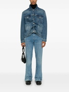 Y/Project Gathered Appliqué Denim Jacket